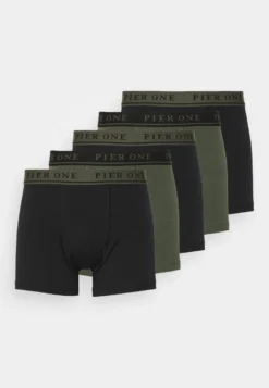 Pier One 5 Pack - Culotte -Black/Khaki