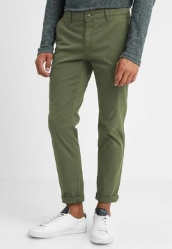 Pier One ChinoDark Green Uomo Pantaloni PI922EA0O-M11