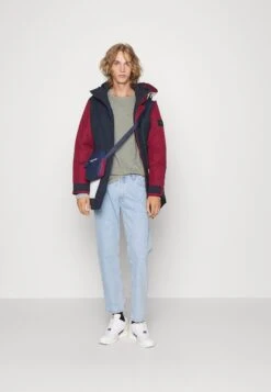 Pier One 5 PackMaglietta A Manica LungaBlack/Dark Blue/Stone Uomo T-shirt E Polo PI922O0RB-Q12