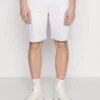 Pier One Colored Twill White DenimShorts Di JeansWhite Denim Uomo Bermuda PI922F05D-K11