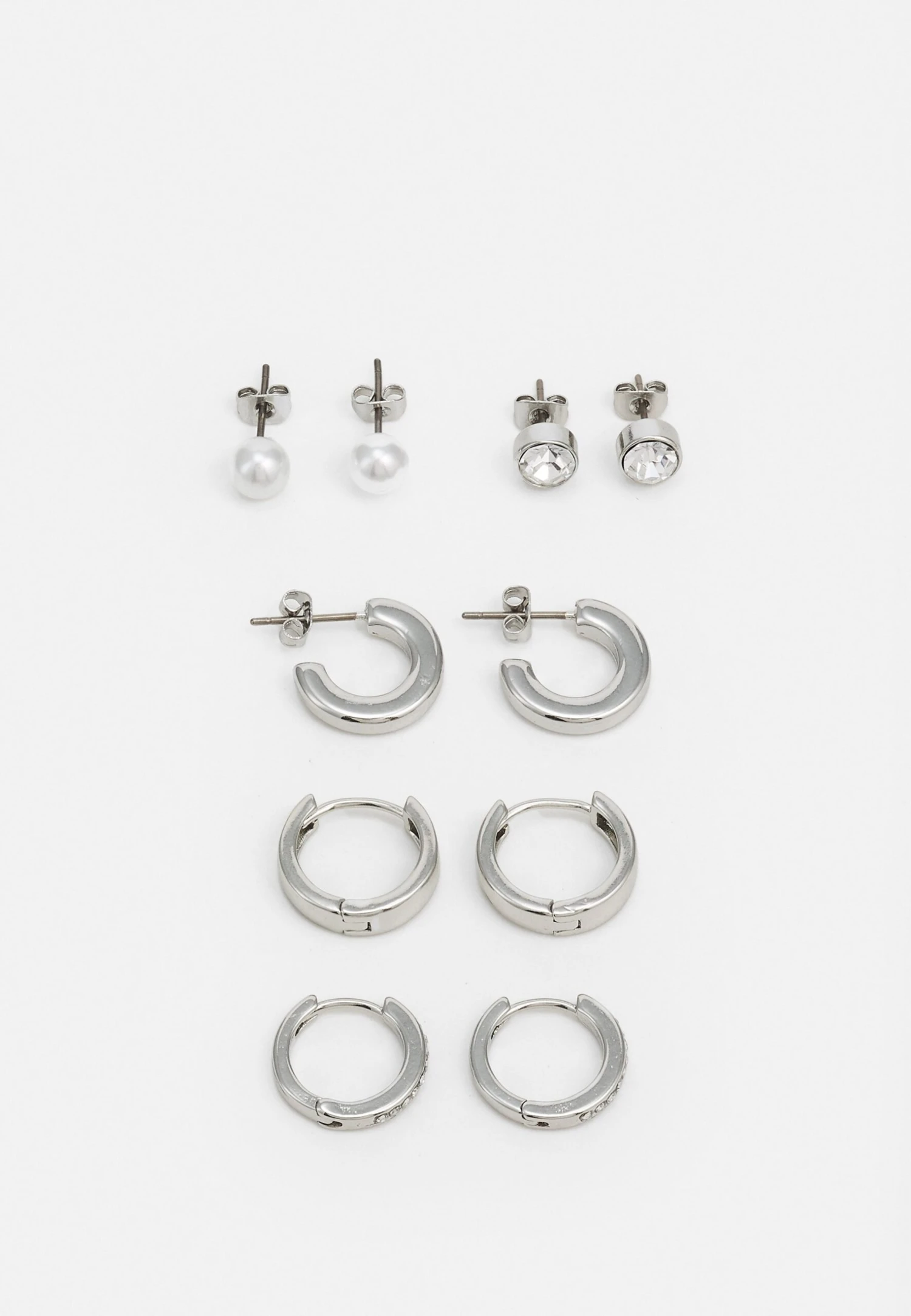 Pier One Unisex 5 PackOrecchiniSilver-Coloured Uomo Gioielli PI954L00S-D11 1 Pier One Unisex 5 PackOrecchiniSilver-Coloured Uomo Gioielli PI954L00S-D11