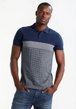 Pier One PoloDark Blue/Mottled Grey Uomo T-shirt E Polo PI922P019-K11