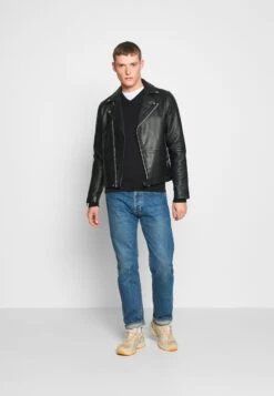 Pier One 2Pack - Maglione - Black/Bordeaux