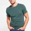 Pier One T-Shirt BasicGreen Melange Uomo T-shirt E Polo PI922O00I-M11
