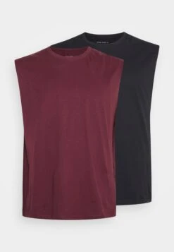 Pier One 2 Pack TopBlack/Bordeaux Uomo T-shirt E Polo PI922O0Y1-Q11 -Negozio online Pier One Italia 2ac5f57178424d019ccd91bc01a91252 scaled