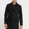 Pier One Wheeler Coat- Cappotto Classico - Black