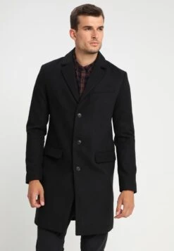 Pier One Wheeler Coat- Cappotto Classico - Black