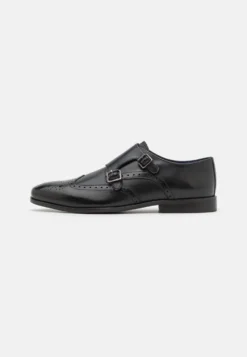 Pier One LeatherMocassini ElegantiBlack Uomo Scarpe Basse PI912C088-Q12