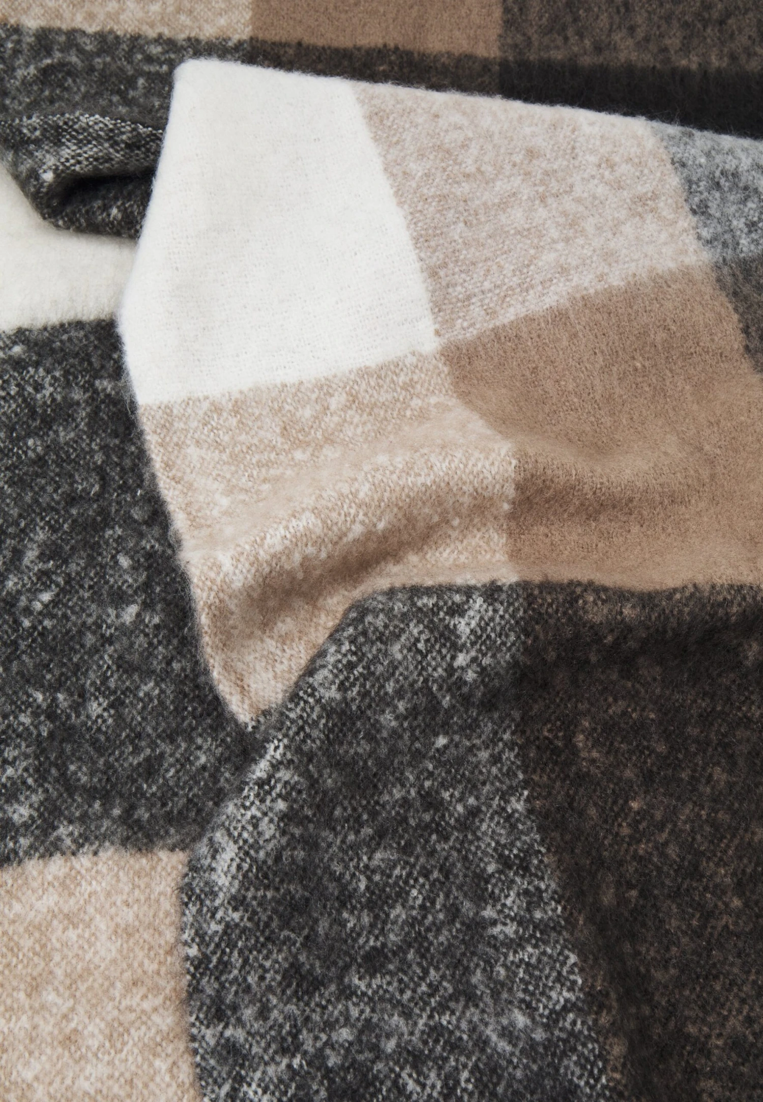 Pier One Unisex - Sciarpa - Black/Beige 2 Pier One Unisex - Sciarpa - Black/Beige - immagine 2