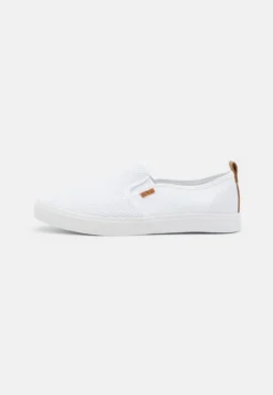 Pier One Unisex - Scarpe Senza Lacci - White