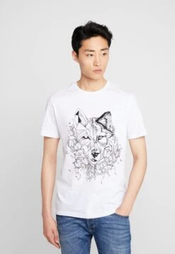 Pier One T-Shirt Con StampaWhite Uomo T-shirt E Polo PI922O0A6-A11