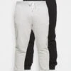 Pier One 2 PackPantaloni SportiviBlack/Mottled Light Grey Uomo Pantaloni Sportivi E Joggers PI922E03T-Q11