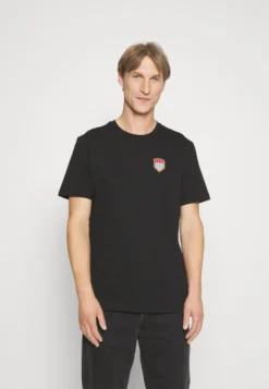 Pier One T-Shirt Con StampaBlack Uomo T-shirt E Polo PI922O0YS-Q11