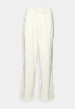 Pier One Drawcord Trousers Linen Blend - Pantaloni - White -Negozio online Pier One Italia 82865836bb5b4fff94da44c3eaf1558d scaled