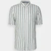 Pier One Camicia - Light Blue/White