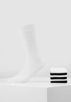Pier One 7 Pack - Calze - White/Black