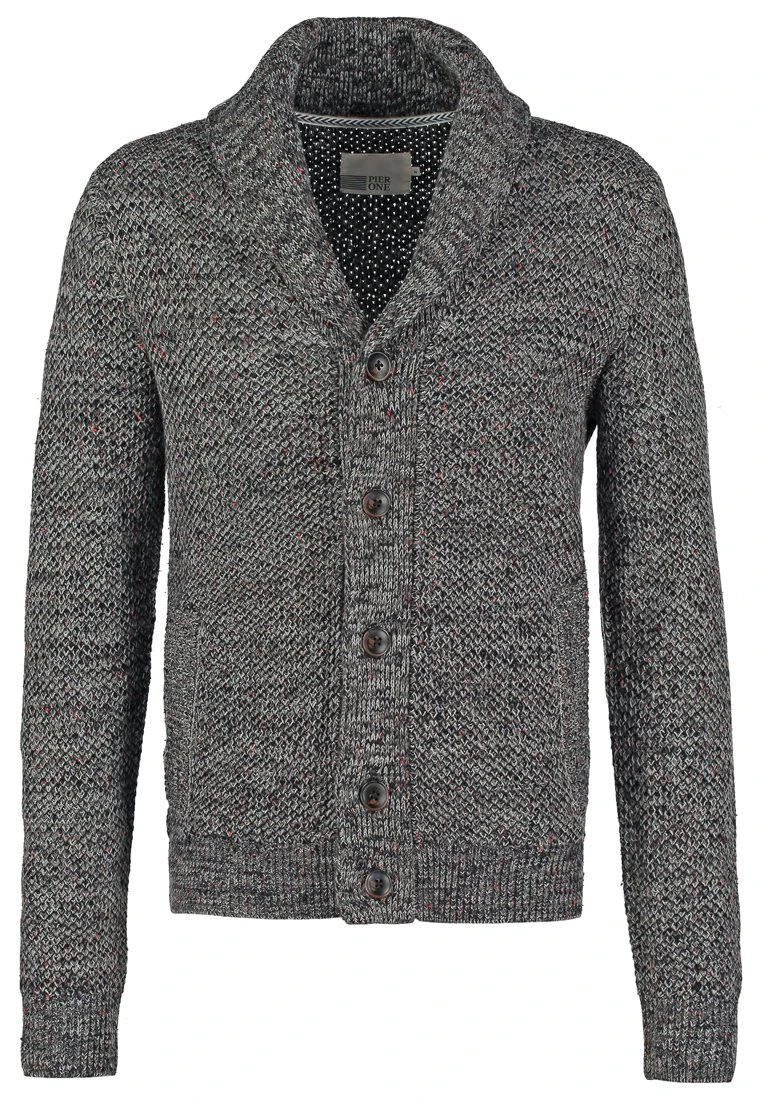 Pier One CardiganDark Grey Melange Uomo Maglieria PI922QA0C-C11 8 Pier One CardiganDark Grey Melange Uomo Maglieria PI922QA0C-C11 - immagine 8