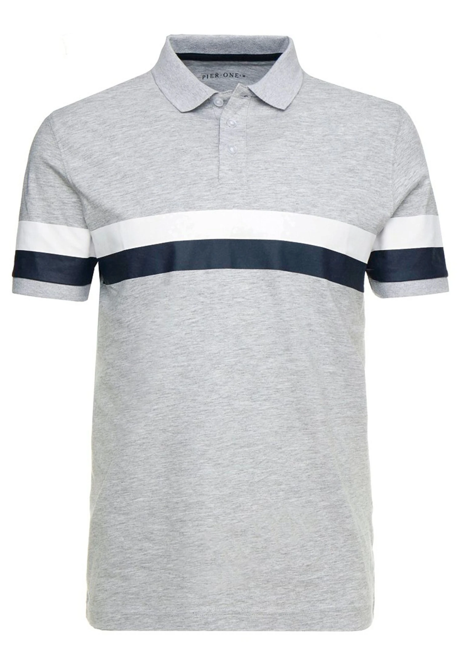 Pier One Polo - Mottled Light Grey 5 Pier One Polo - Mottled Light Grey - immagine 5
