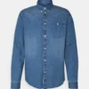 Pier One Denim Shirt - Camicia - Blue Denim
