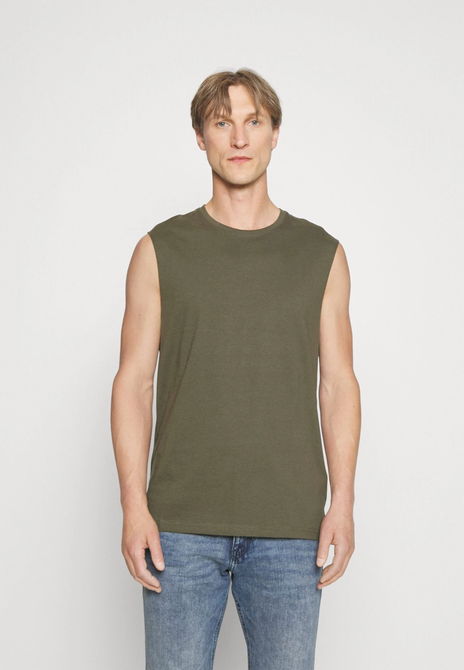 Pier One 2 PackTopBlack/Khaki Uomo T-shirt E Polo PI922O0XM-Q11 2 Pier One 2 PackTopBlack/Khaki Uomo T-shirt E Polo PI922O0XM-Q11 - immagine 2