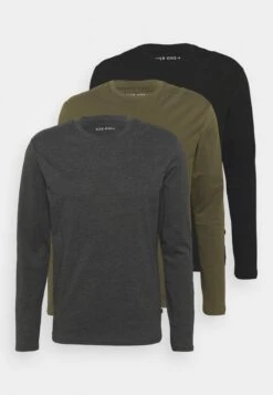 Pier One Maglietta A Manica LungaBlack/Dark Grey/Olive Uomo T-shirt E Polo PI922O0UM-Q11 -Negozio online Pier One Italia b4d996d7053e490480baa53d482fec18 scaled