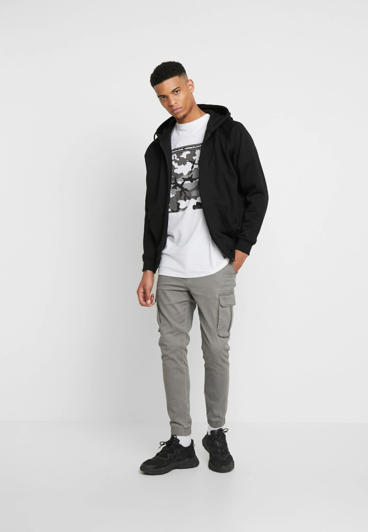 Pier One Cuffed Skinny Trouser- Pantaloni Cargo - Grey 2 Pier One Cuffed Skinny Trouser- Pantaloni Cargo - Grey - immagine 2