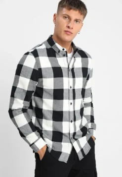 Pier One Camicia - Black/White