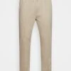 Pier One Smart Piquee Jogger - Pantaloni Sportivi - Tan