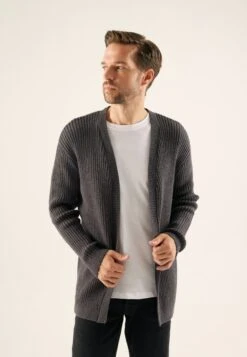 Pier One CardiganAnthracite Uomo Maglieria PI922Q0BV-Q11