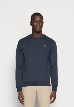 Pier One Birdie Embro C-Neck - Felpa - Dark Blue