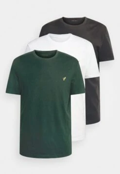 Pier One 3 PackT-Shirt BasicWhite, Black, Dark Green Uomo T-shirt E Polo PI922O0YA-A11 -Negozio online Pier One Italia cb0ef94bb9d04e7684206d4a10c4d311 scaled