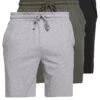Pier One 3 PackPantaloni Del PigiamaBlack/Mottled Grey Uomo Per La Notte PI982L00F-Q11