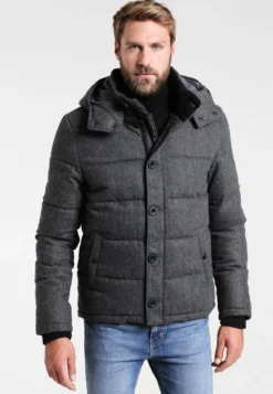 Pier One Giacca InvernaleGrey Melange Uomo Giacche PI922LA0G-C11