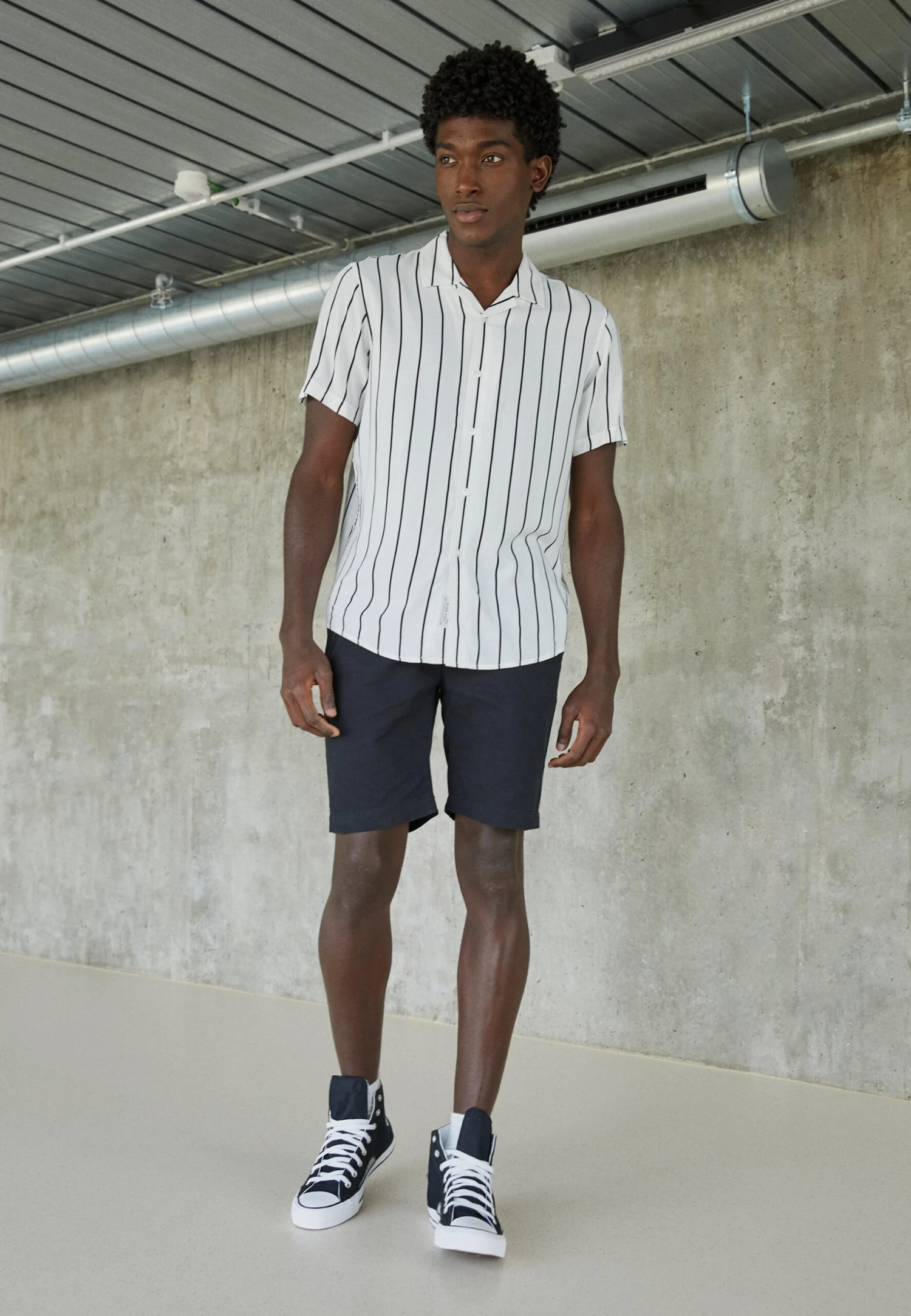 Pier One 2 PackCamiciaBlack/White Uomo Camicie PI922D0CS-Q11 1 Pier One 2 PackCamiciaBlack/White Uomo Camicie PI922D0CS-Q11