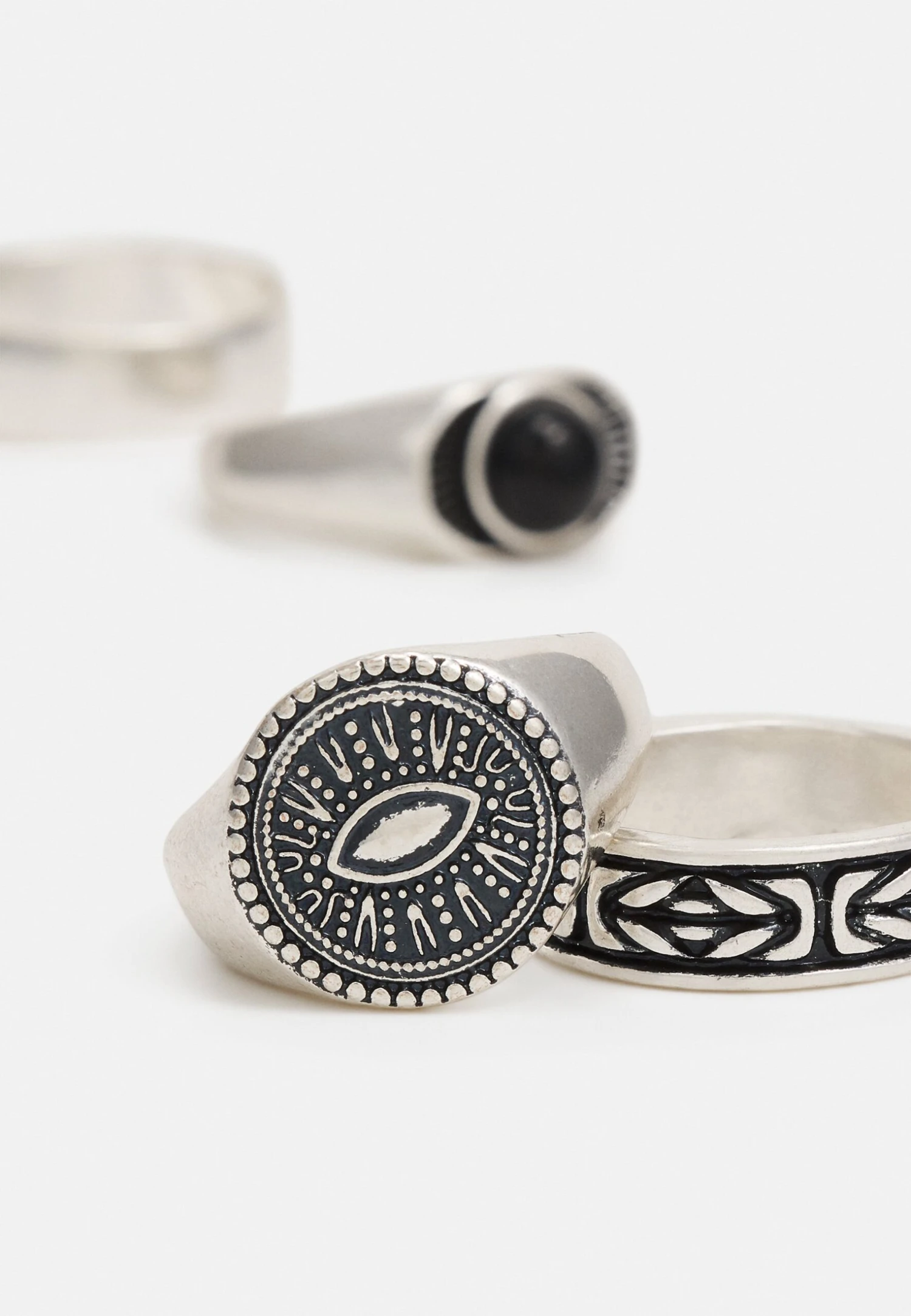 Pier One 5 Pack - Anello - Silver-Coloured 3 Pier One 5 Pack - Anello - Silver-Coloured - immagine 3