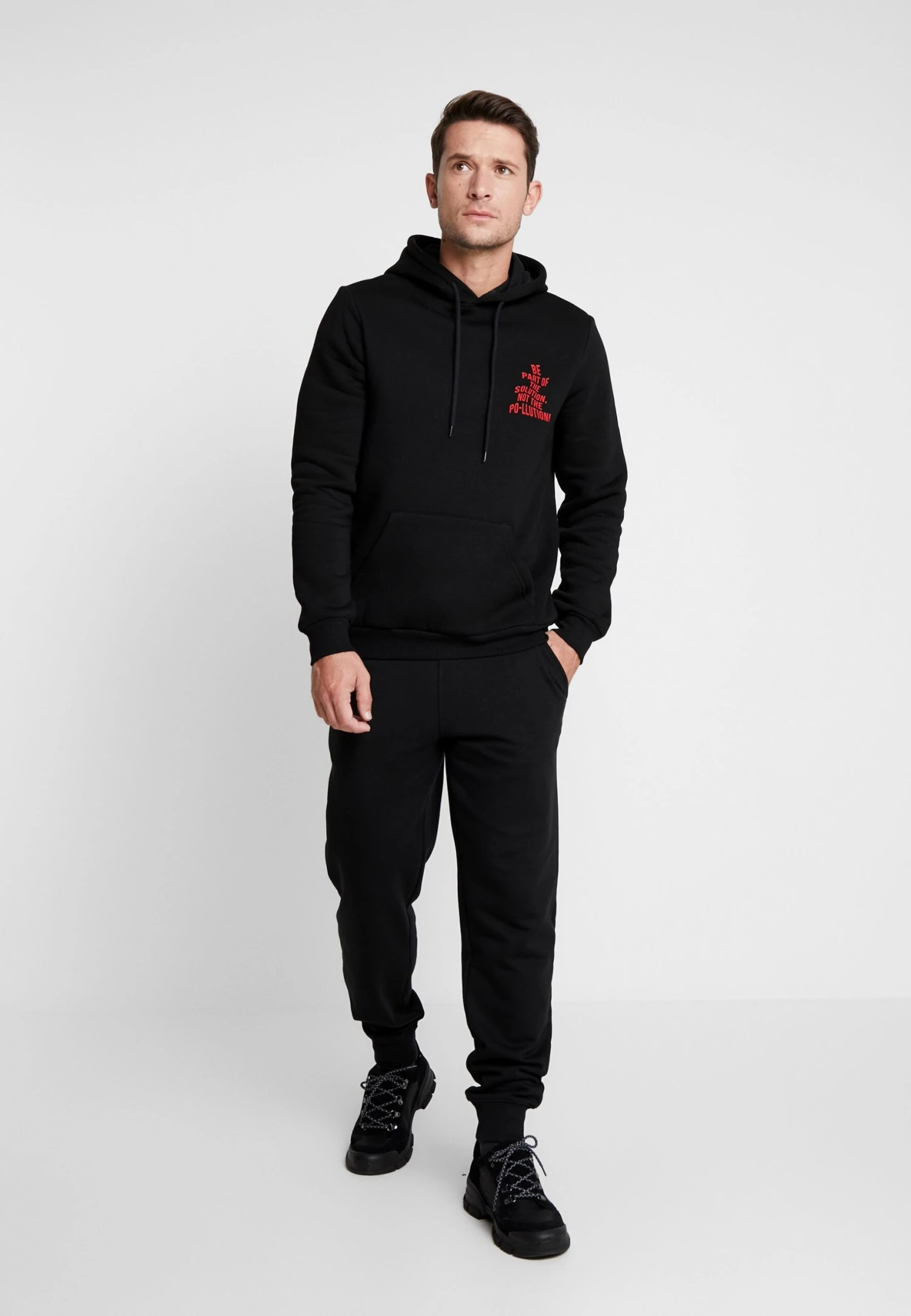 Pier One 2 PackPantaloni SportiviBlack/Mottled Light Gre Uomo Pantaloni PI922E03K-Q11 1 Pier One 2 PackPantaloni SportiviBlack/Mottled Light Gre Uomo Pantaloni PI922E03K-Q11