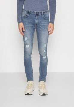 Pier One Jeans Skinny FitDark Blue Denim Uomo Jeans YO122GA27-K12